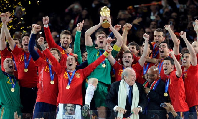 Spagna premio vittoria mondiali