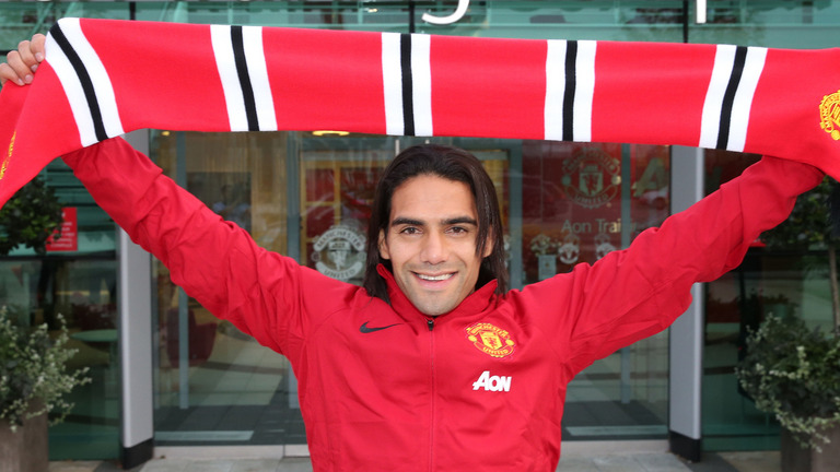 falcao manchester united