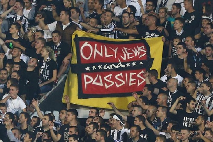 partizan striscione