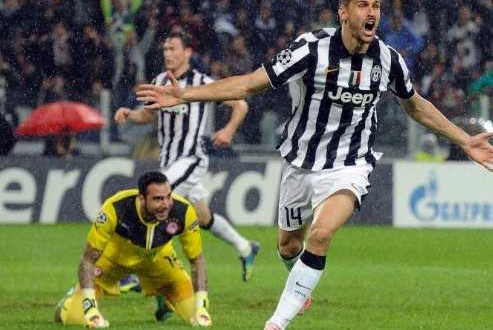 La Juve soffre ma batte l'Olympiacos