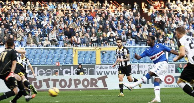 Obiang in Samp-Udinese