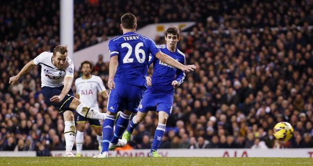 Harry Kane mata il Chelsea