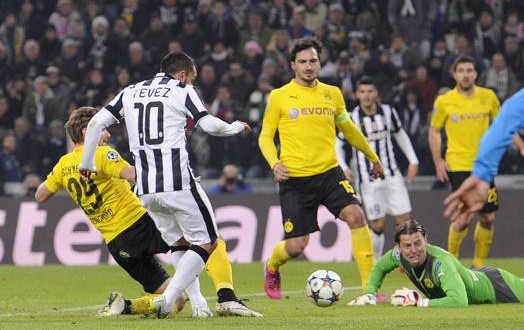Tevez Juventus-Borussia Dortmund