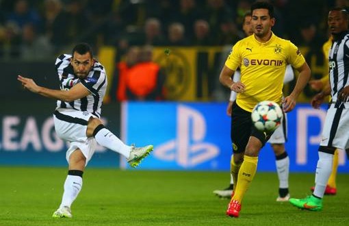 Tevez gol al Dortmund