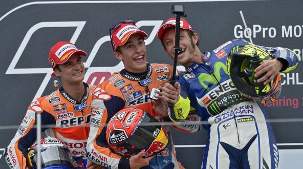 Podio Sachsenring Moto GP