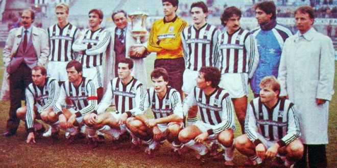 Ascoli Mitropa Cup 1986 col patron Rozzi