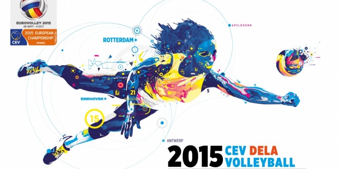 Logo Eurovolley 2015