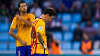 Messi delusione post Celta Vigo 4-1