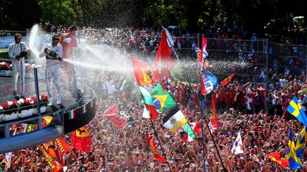 Podio GP Italia F1 Monza 2015