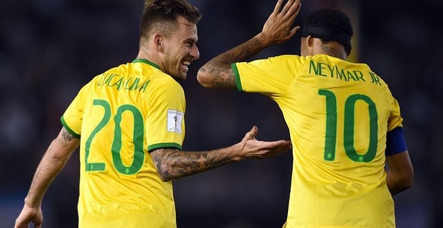 Lucas Lima Neymar Brasile