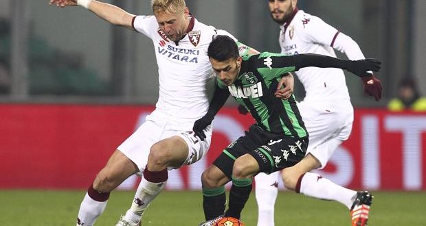 Glik-Sansone Sassuolo-Torino