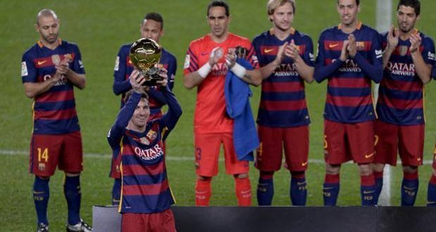 Messi V Pallone d'Oro al Camp Nou