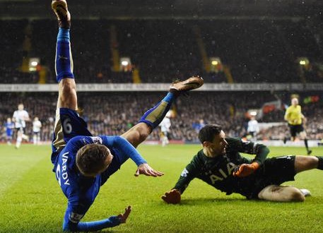 Tottenham-Leicester Vardy Premier League