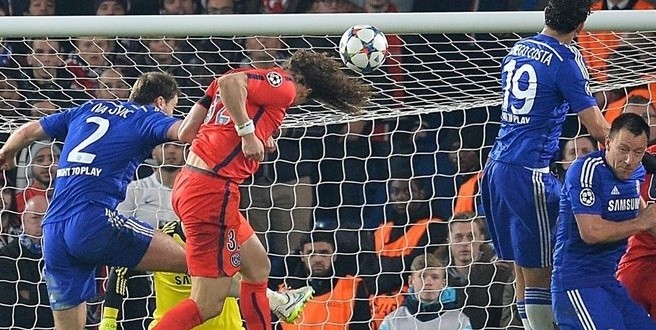 David Luiz Chelsea-Psg Champions Leaghe