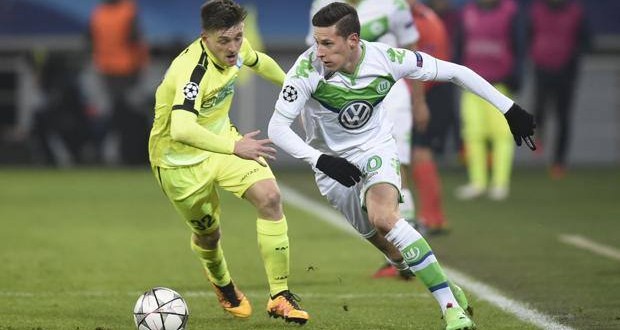 Draxler Gent-Wolfsburg Champions League