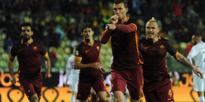 Dzeko Carpi-Roma Serie A