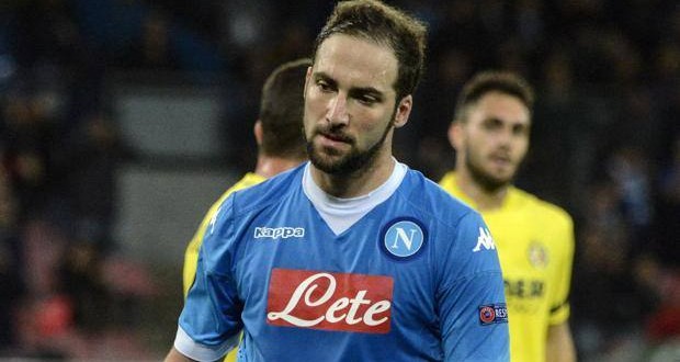 Higuain Napoli-Villarreal Europa League