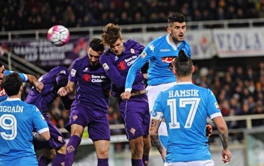 Marcos Alonso Fiorentina-Napoli Serie A