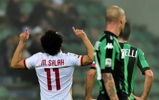 Mohamed Salah Sassuolo-Roma Serie A