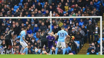 Robert Huth Manchester City-Leicester Premier League