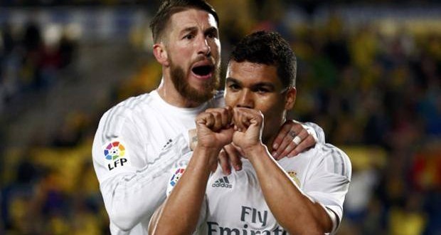 Casemiro-Sergio Ramos Real Madrid Liga