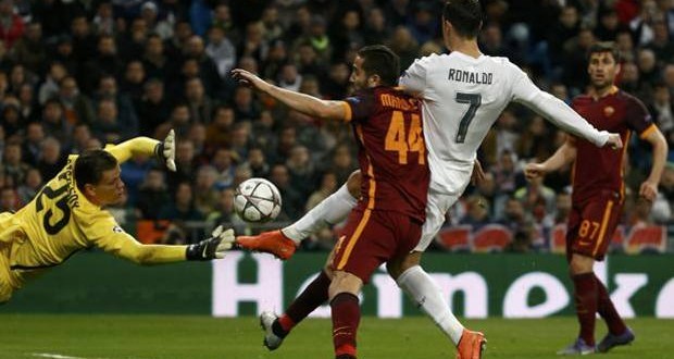 Cristiano Ronaldo Real-Roma Champions League