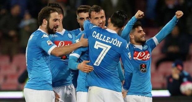 Napoli Chiriches Callejon Higuain Insigne Serie A