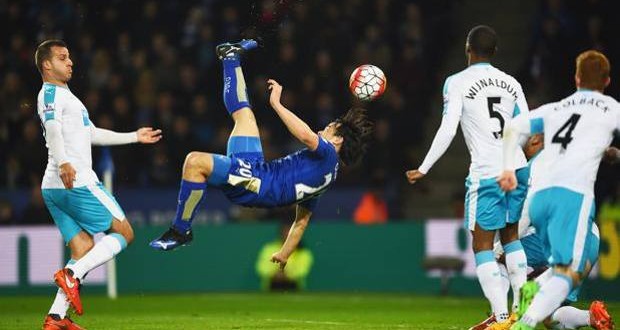 Okazaki Leicester-Newcastle Premier League