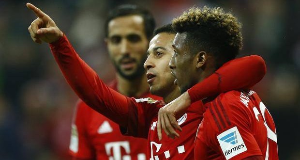 Thiago Alcantara-Coman Bayern Monaco Bundesliga