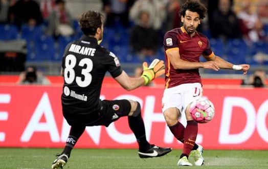 Salah-Mirante Roma-Bologna Serie A