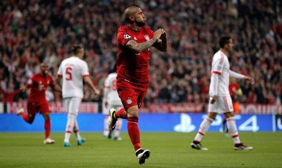 Vidal Bayern Monaco-Benfica Champions League