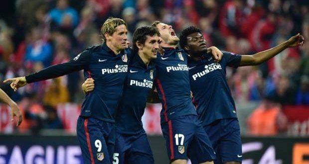 Esultanza Atletico Madrid Champions League