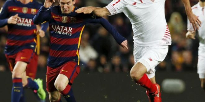 Messi-Rami Barcellona-Siviglia Copa del Rey