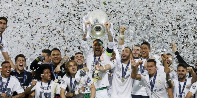 Real Madrid campione d'Europa Champions League 2016