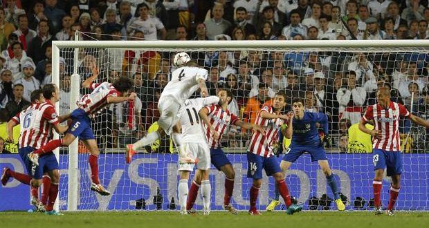 Sergio Ramos Real-Atletico finale Champions 2014