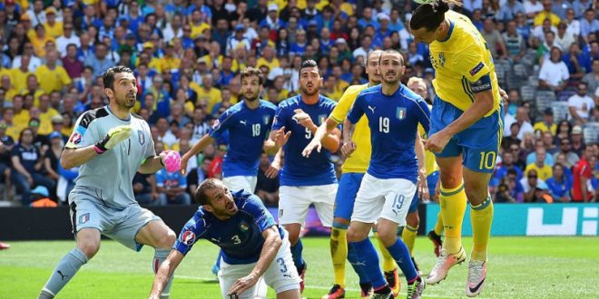 Ibrahimovic Italia-Svezia Euro 2016