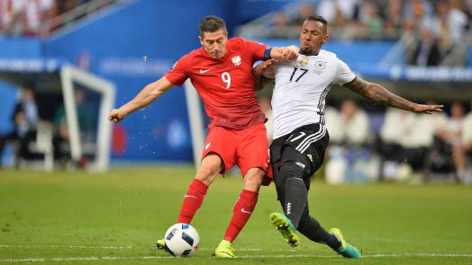 Lewandowski vs. Boateng Germania-Polonia Euro 2016