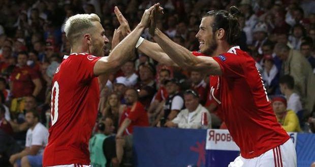 Ramsey-Bale Galles-Russia Euro 2016