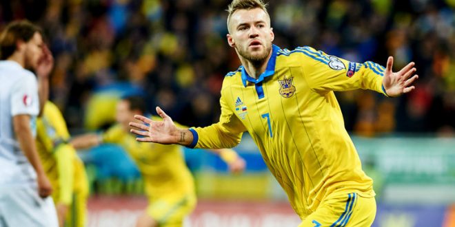 Yarmolenko Ucraina qual. Euro 2016