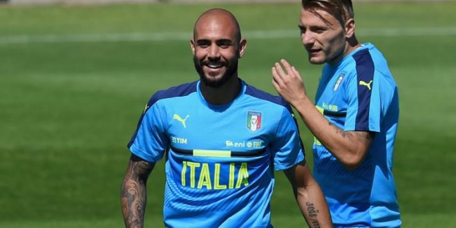 Zaza-Immobile in allenamento