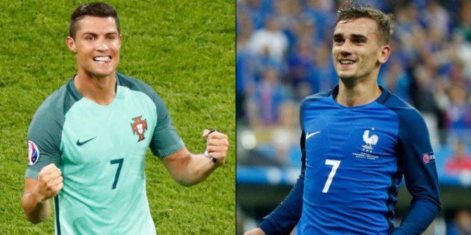 Ronaldo-Griezmann Portogallo-Francia