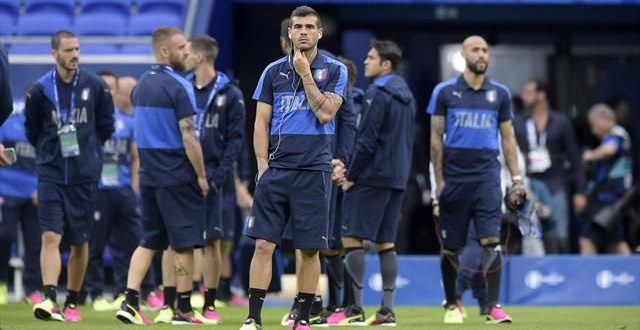 Sturaro training Nazionale Italia