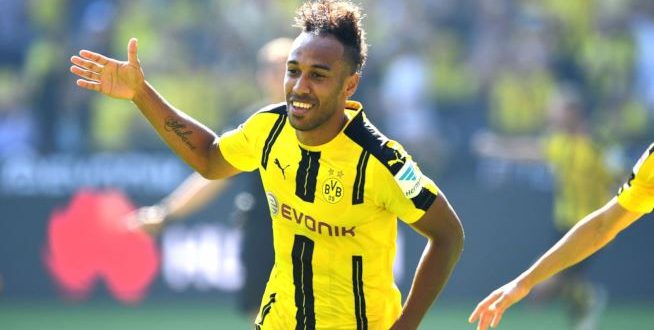 Aubameyang Borussia Dortmund-Mainz Bundesliga