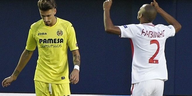 Fabinho Villarreal-Monaco playoff Champions League, foto AFP-Getty