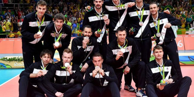 Italvolley maschile argento Rio 2016