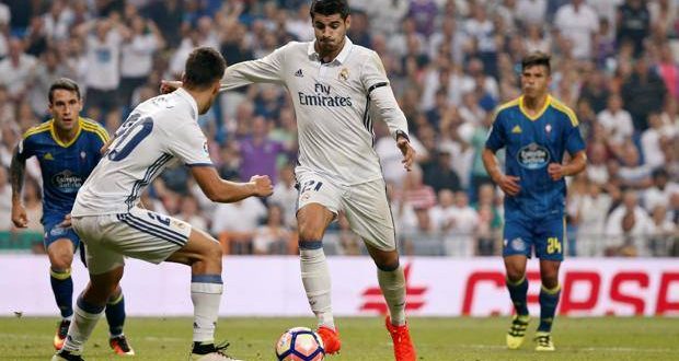 Morata Real Madrid-Celta Vigo Liga, foto Reuters