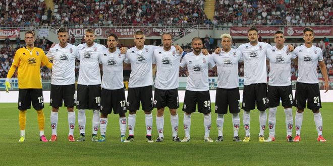 Pro Vercelli Serie B 2016-2017, foto F.C. Pro Vercelli 1892 Facebook