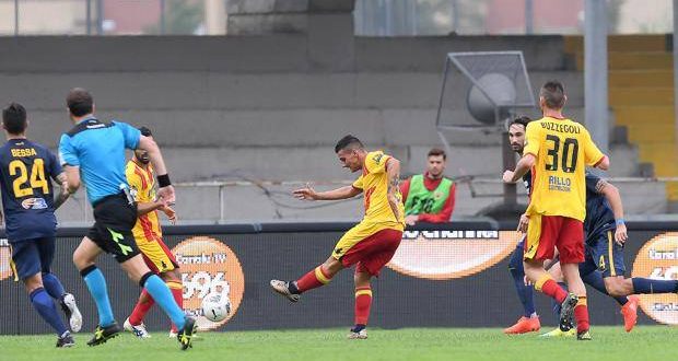 Falco Benevento-Verona Serie B, foto Lapresse