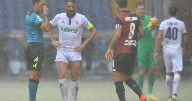 Genoa-Fiorentina Serie A, foto Ansa
