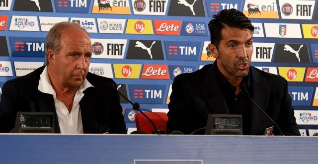 Ventura e Buffon, conferenza Nazionale